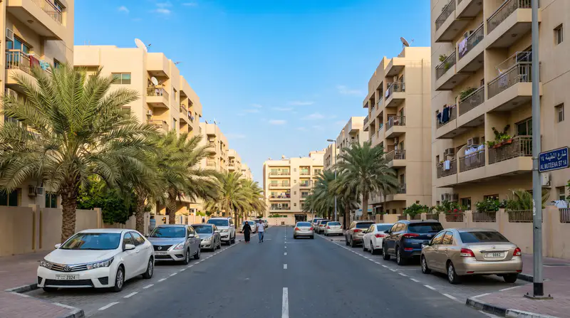 AC repair technician servicing air conditioning in Al Muteena Dubai