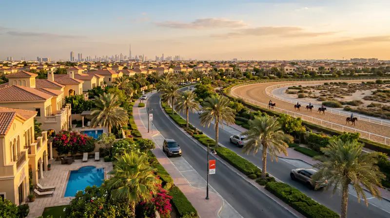 AC repair technician servicing air conditioning in Arabian Ranches Dubai