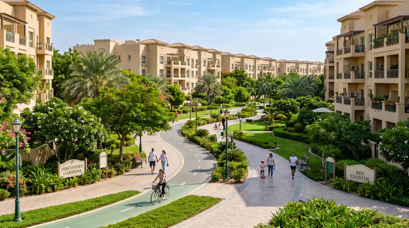 AC repair technician servicing air conditioning in Discovery Gardens Dubai