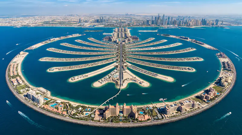 AC repair technician servicing air conditioning in Palm Jumeirah Dubai