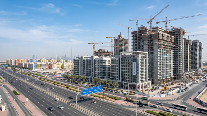 AC repair technician servicing air conditioning in Warsan Dubai