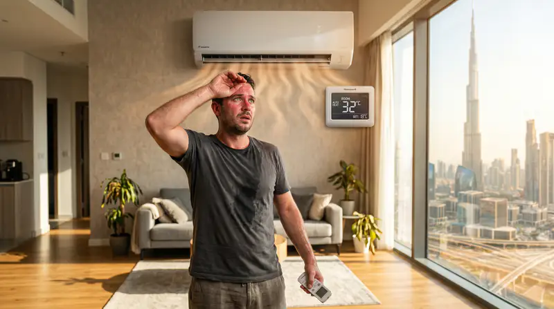 AC not cooling troubleshooting guide Dubai