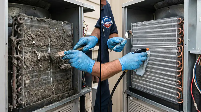 Air conditioning maintenance service