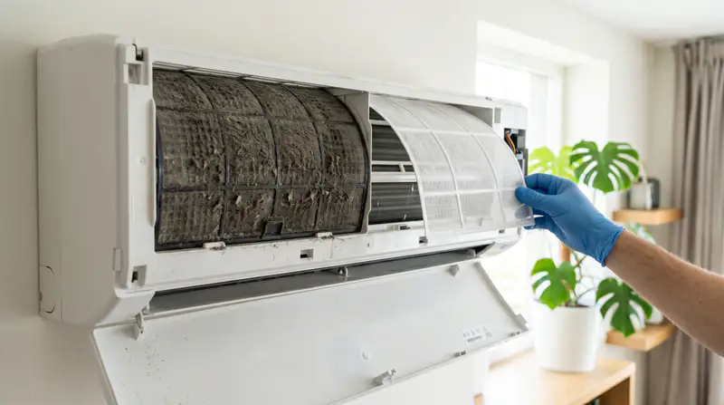 Air filter replacement service
