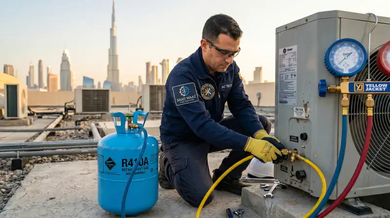Refrigerant recharge service